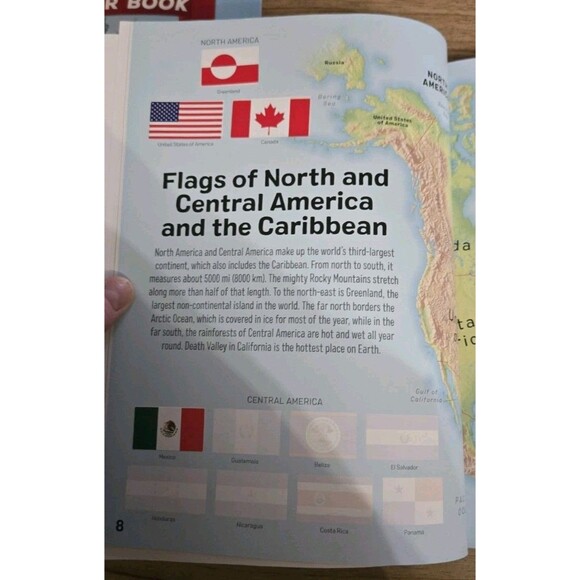 2 Sticker Books- Flags Of The World & Atlas Of The World Sticker Book Lot Of 2 - Picture 11 of 16